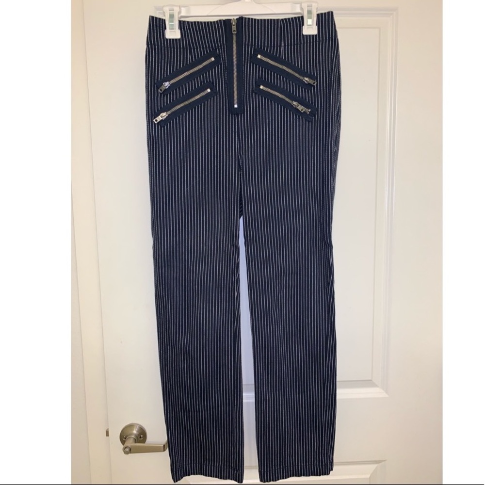 Pinstriped Pants